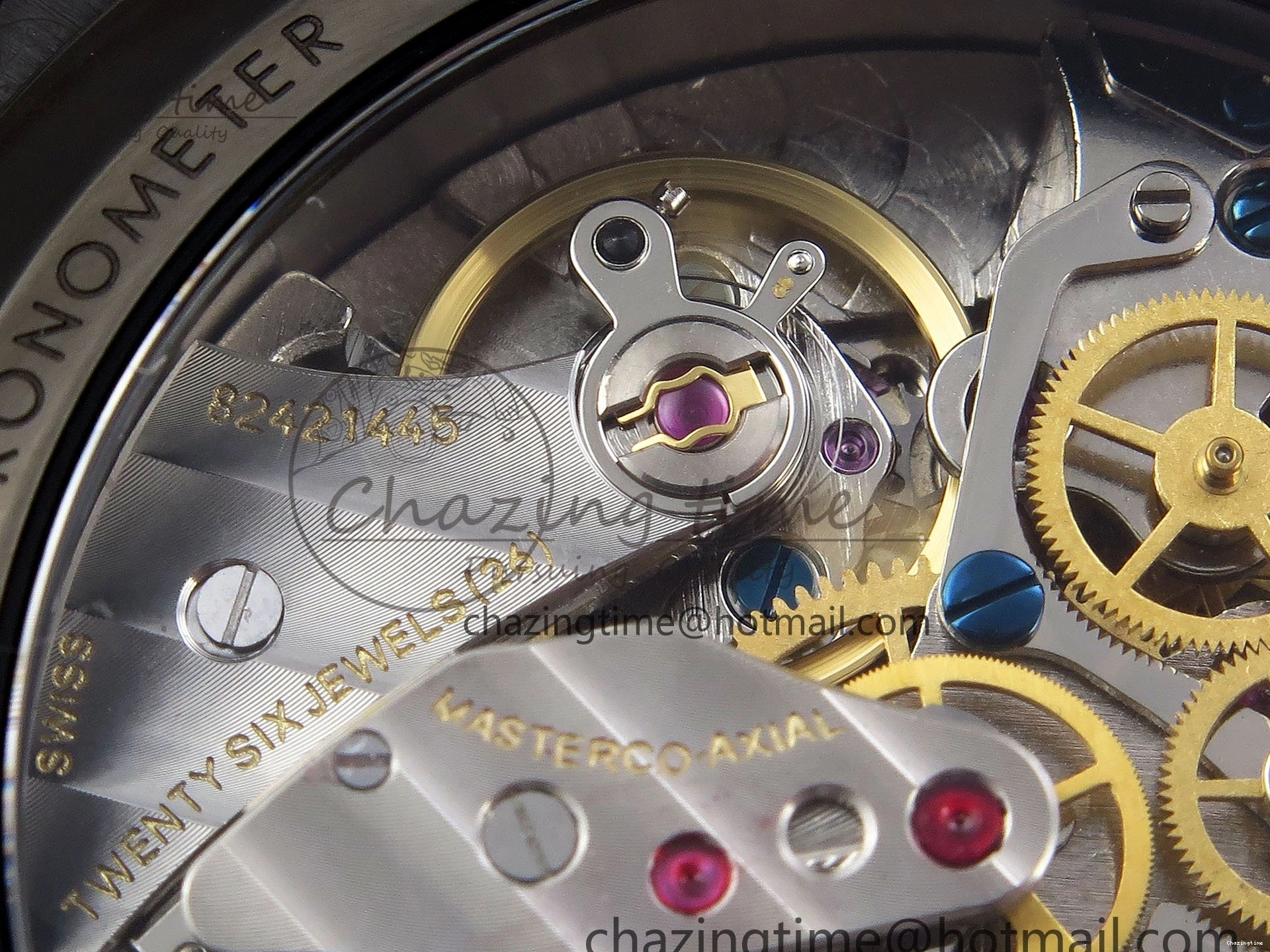 0128 Speedmaster Black Benom PVD Moon RMF Best Edition on PVD Bracelet Lemania HW WrinkleFree 7727